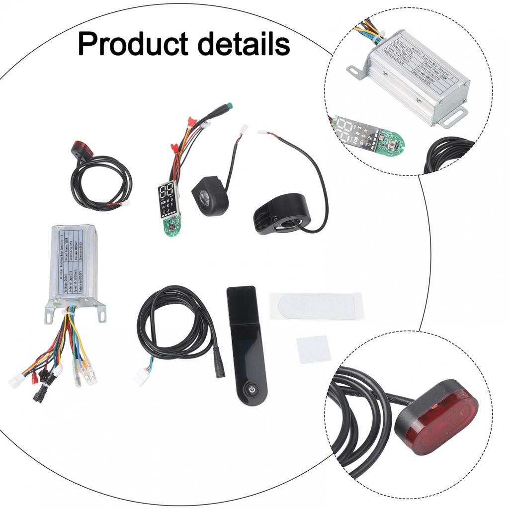 36V 350W Scooter Controller Set with Dashboard and Accelerator for E Scooter