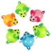 6pcs Wind-up Mouse Toys Funny Plastic Mouse Cartoon Clockwork Toy Birthday Gift for Kids Children (Mixed Color)