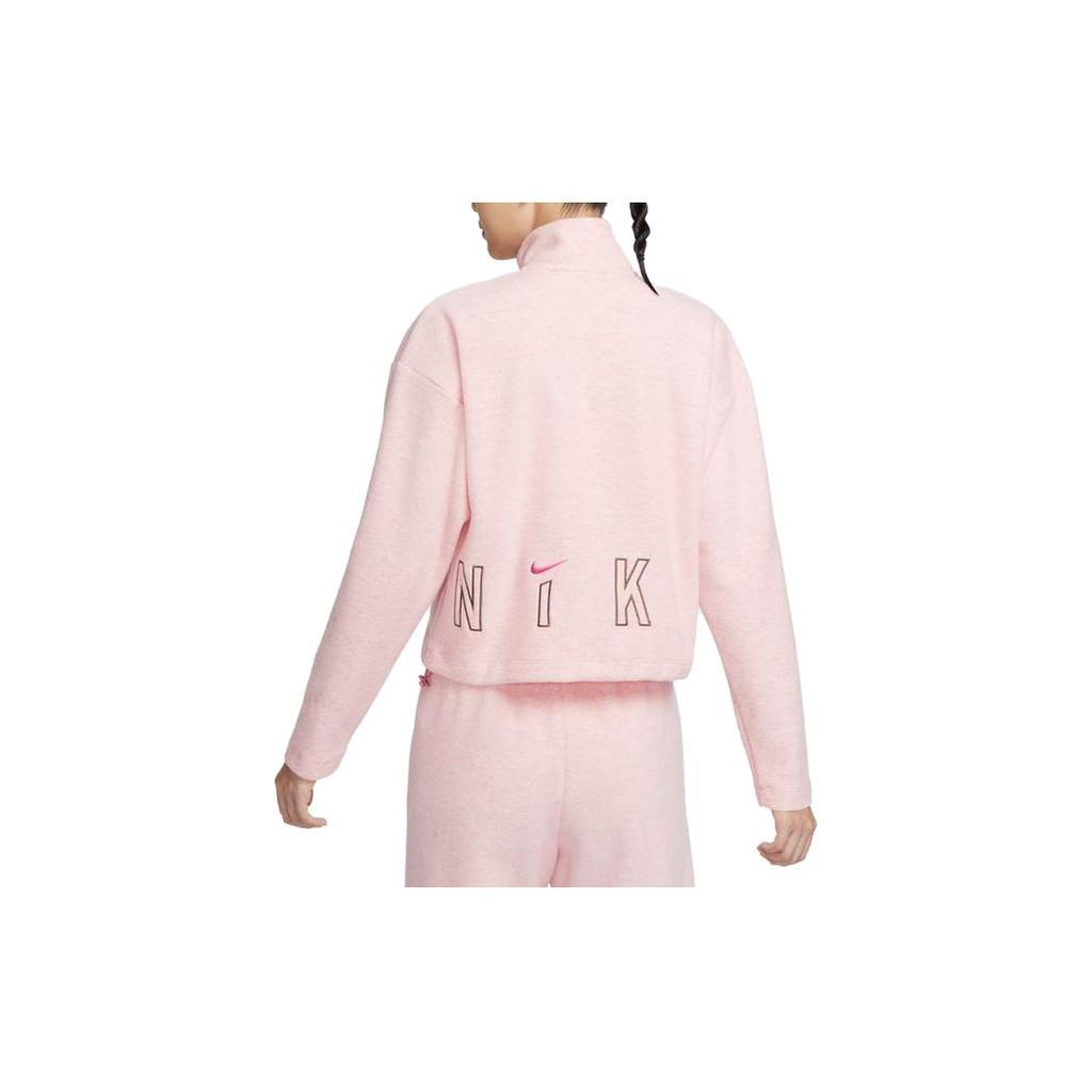 New Nike Drop Shoulder Sleeve T Shirt Women's Light Berry Red FV4014-632