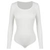 Women Shapewear Tummy Control Sexy Long Sleeve Bodysuit Round Neck Butt Lift Shirt Seamless Compression Shaper