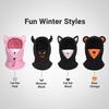 Kids' Winter Warm Cycling Balaclava Fleece Hat