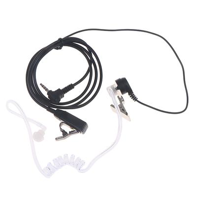3.5Mm Earpiece 1Pin Radio Air Covert Acoustic Tube Earpieces Headset With Ptt Mic