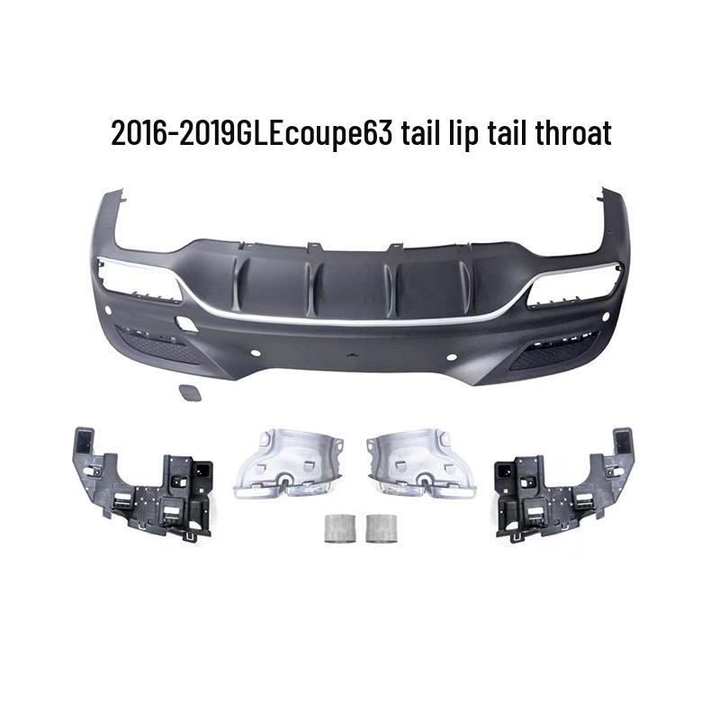 16-19 Mercedes-Benz GLE Coupe AMG GLE63 Rear Lip Dual Exhaust Tailpipe
