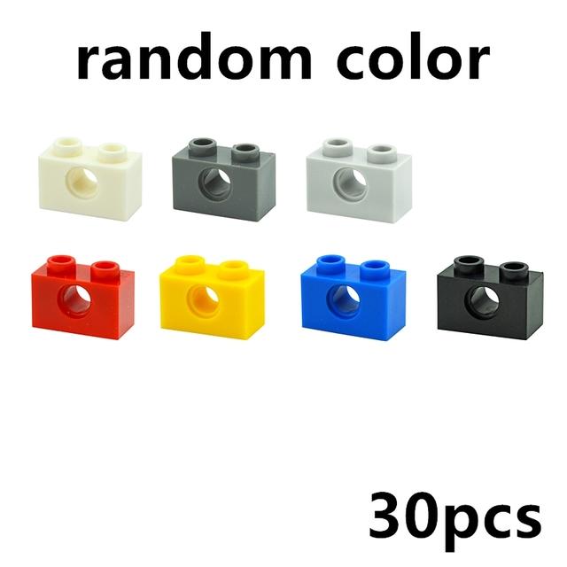 Technical Building Block MOC Combination Studded Long Beam with Hole Thick Bricks Compatible 3703 32018 3895 2730 3894 3701 3700