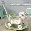 3-in-1 Wooden Rocking Horse & Ride-On Toy: Perfect First Birthday Gift for Boys and Girls