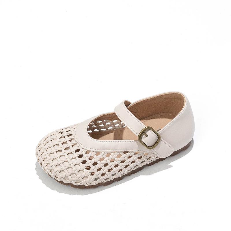 2026 Girls' Summer Princess Sandals - Spring Leather Hollow Design