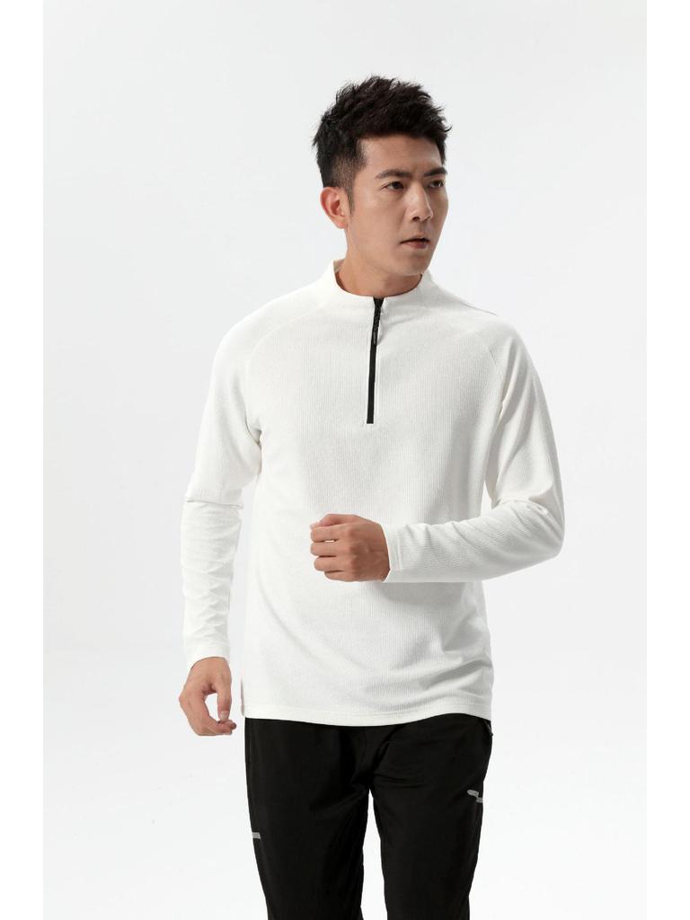 Lulu Men's Lightweight Long Sleeve Breathable Top for Spring/Autumn - Ideal for Running, Hiking, Casual Sports & Outdoor Training