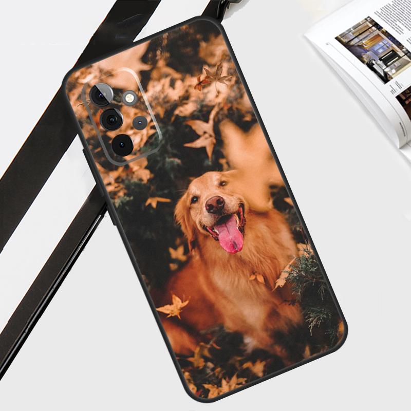 Golden Retriever Friend Case For Samsung Galaxy A12 A22 A32 A52 A56 A36 A26 A16 A06 A54 A34 A14 A13 A53 A15 A35 A55