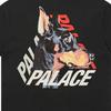 Palace P-3-K-9 Dog Pattern Logo Print Casual Short Sleeve T-Shirt Unisex Tops Black P22TS165