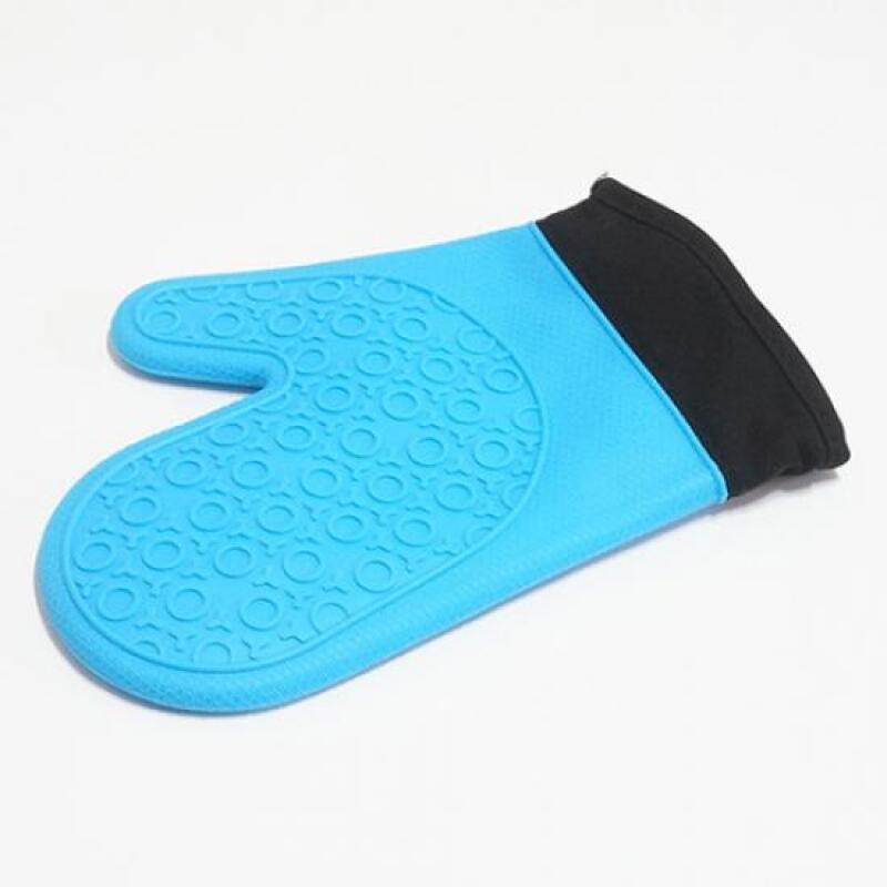 1 Blue Cafeteria Baking Oven Glove
