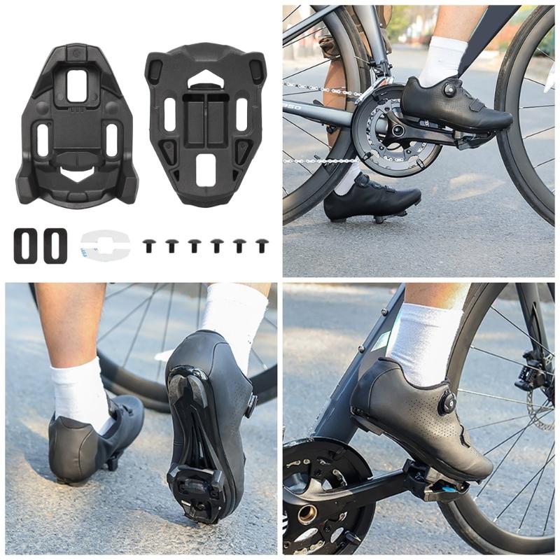 2pcs Light weight Durability Cleats Universals Cycling Cleats with Antislip for Enhancing Cycling Efficiency