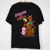 Camiseta de Manga Corta con Estampado de Dibujos Animados Vintage de Coraje el Perro Cobarde Camiseta Gráfica Retro Unisex Nostalgia de los 90 Top de Streetwear de Verano