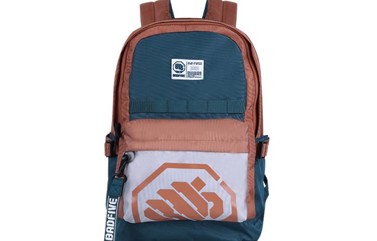 Li Ning Badfive Athleisure Fabric Backpack Regular Unisex Green/Orange/White ABSR160-2