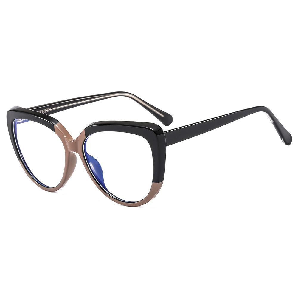 New Core Insert Cat Eye Ladies Frame Anti Blue Light Photochromic Prescription Reading Glasses