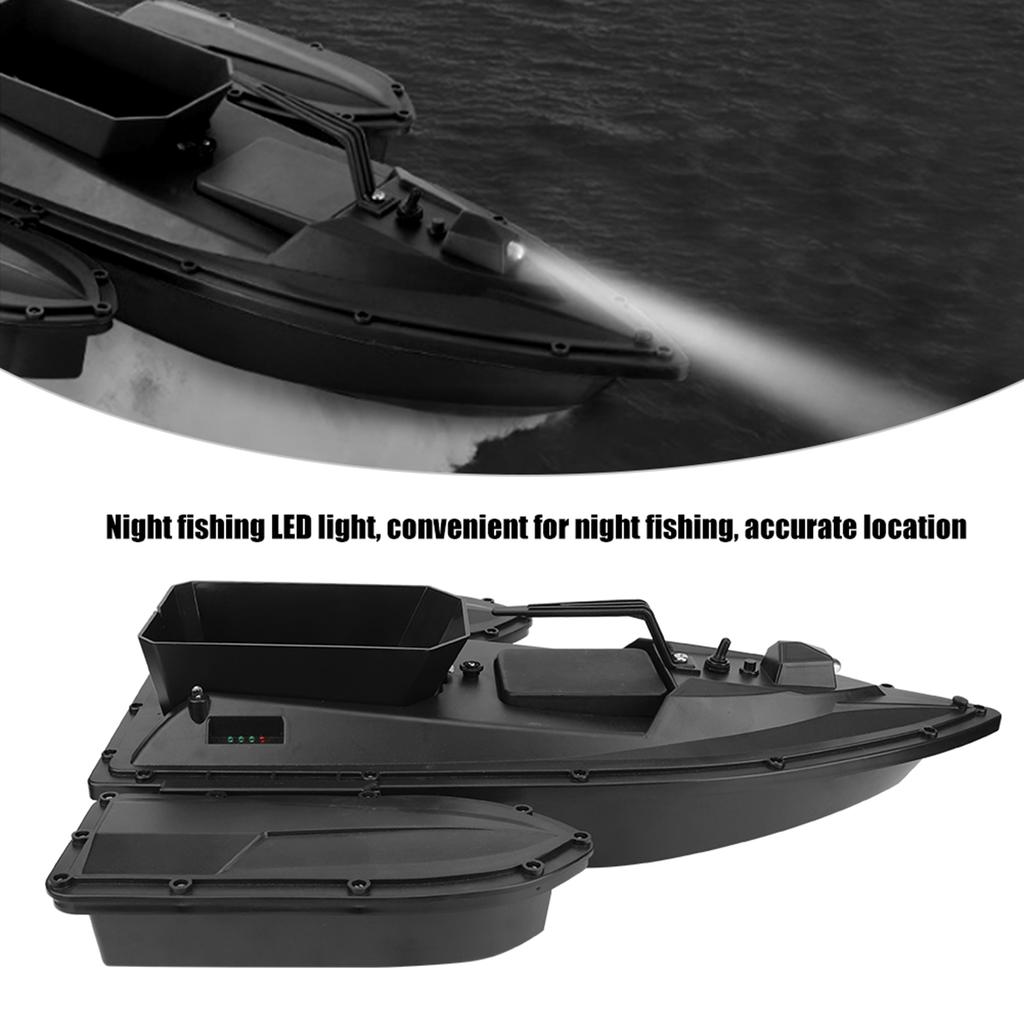 ABS Plastic Waterproof 500M Intelligent Remote Control Fishing Bait Boat Automatic Rowing Single Warehouse Nesting