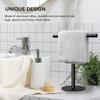 Bathroom Desktop Towel Rack Aluminum Stable Rust Proof Multifunctional Space Saving Hand Towel Holder Stand  for Apron