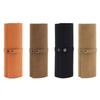 Watch Band Case Organizer,PU Leather Travel Watch Case Watch Roll Organizer,Watch Band Portable Storage Bag Orange
