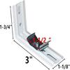 Set of 4/8 Blinds Curtain Track Mounting Brackets Clip Blind Extension Frame