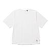 NANGA Men's Dry Mix Raglan Sleeve T-Shirt, Black and White, Casual, Moisture-Wicking, Quick-Drying, UV Protection, N2500-1M513A