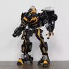BB-02 Dark Edition Yellow Warrior Transformable Toy Car Model