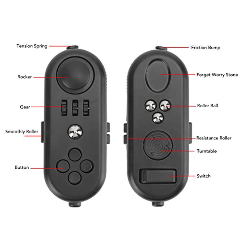 New Fidget Pad Sensory Toys Controller Stress Reducer Game Pad Novelty Dice Decompression Toys Fidget Clicker for Adult Kids