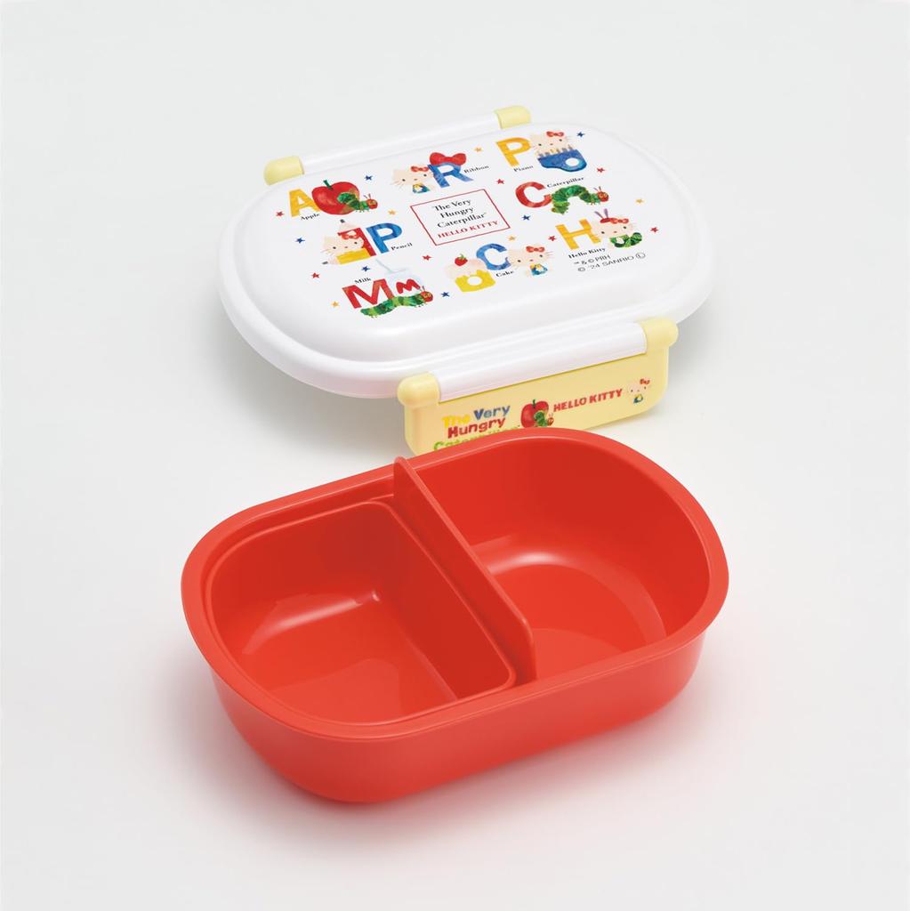 Skater Bento 360ml Fluffy Made in Single Dishwasher and Microwave Very Hungry x Hello Kitty Children's Box, Capacity, Lid, Japan, Tier, Safe, "The
