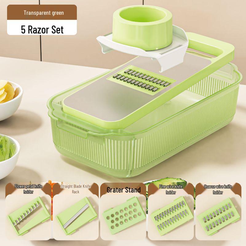 

Stainless Steel Multifunctional Grater with Drain Basket