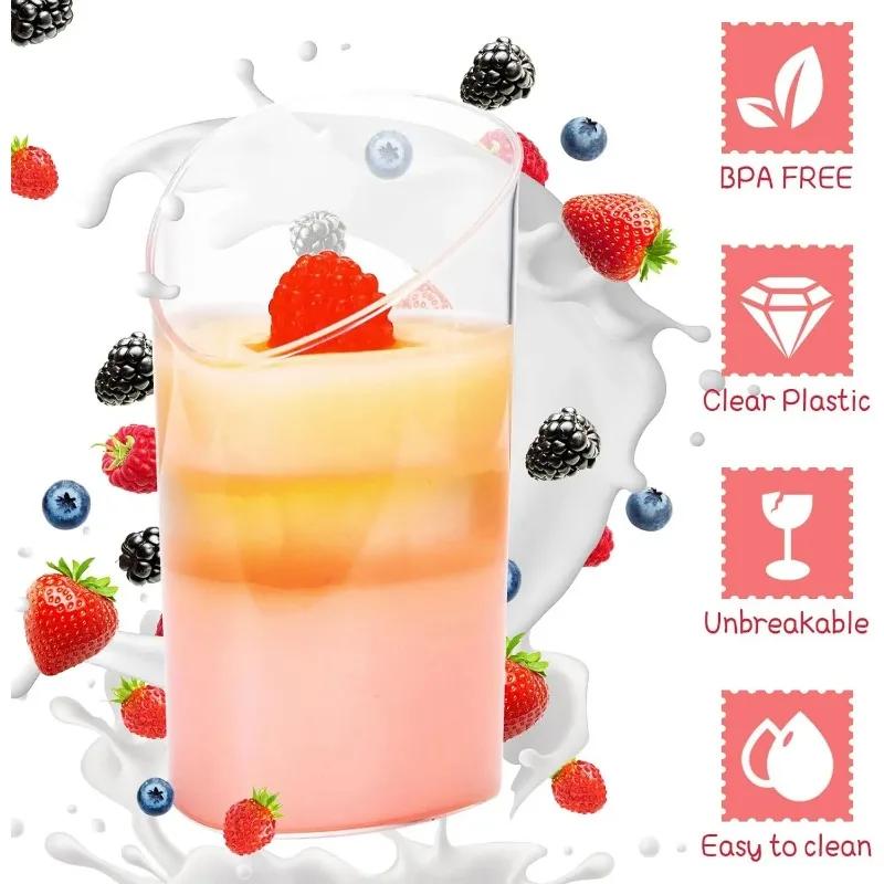 5/10 70ml 2.5oz Ice-Cream Cups Plastic Pudding Cups Mousse Cake Cup Dessert Picnic Party Packing Dessert Cups Christmas Supplies