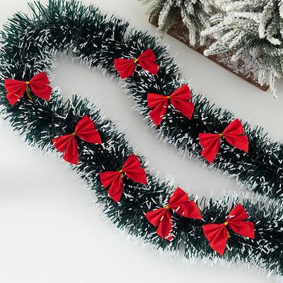 Noel Süsleri Yapay Çelenk Noel Çelengi Noel Bükümü Asılı Çelenk Şömine Yılbaşı Gecesi Süsleri