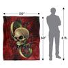 JQ Licensing Silky Skull Supersoft Blanket