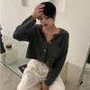 Women's Short Sweater Jacket New Spring and Autumn Knitted Cardigan
