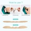 2 Pairs Butterfly Protector Abreast Heel Pads for Loose Shoes Big Inserts Heel