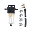 Power Heater Transparent Bowl Oil Water Separator With Drain Plug for
