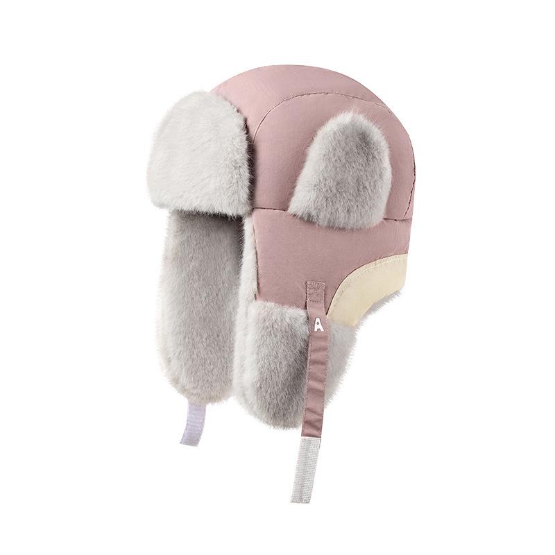 Winter neue Mütze Damen Fleece verdickt Outdoor Reiten Kälte und Wärme Plüsch Ohrenschützer Pullover Mütze BM