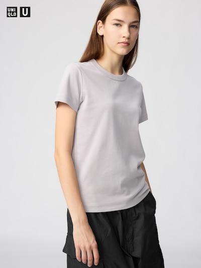 UNIQLO 483456 Women Crew Neck T-Shirt Short Sleeve Basic Casual Top Japan