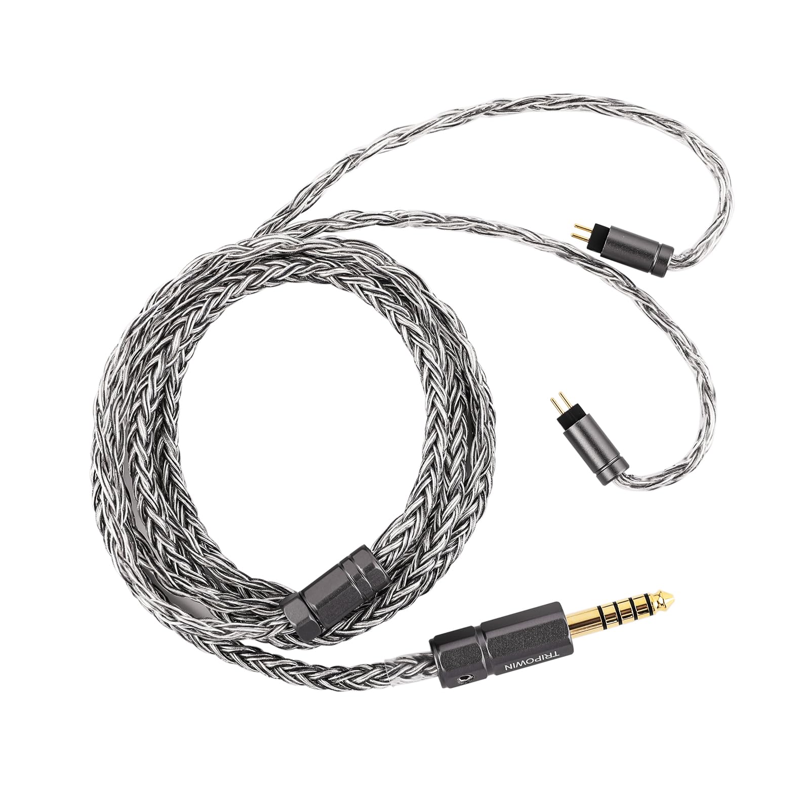 

Linsoul TRIPOWIN earphone upgrade cable Focus on cost performance and bass and treble expansion Significantly improves the sound field Bass is treble сірий колір