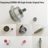 M860-100 Angle Grinder Parts: Rotor, Carbon Brush Holder, Gear, Push Button Switch, Housing, Rear Cover