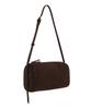 Monsac Ares Shoulder & Crossbody Bag Medium Suede Dark Brown Ap11-2661-Ds