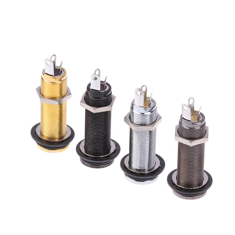 Threaded Cylinder Jack Pickup Plug Sockets For Electric Guitar Accessories Parts