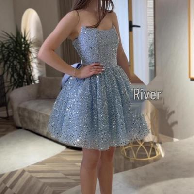 European and American Women's Off-the-Shoulder Sequin Bow Princess Dress