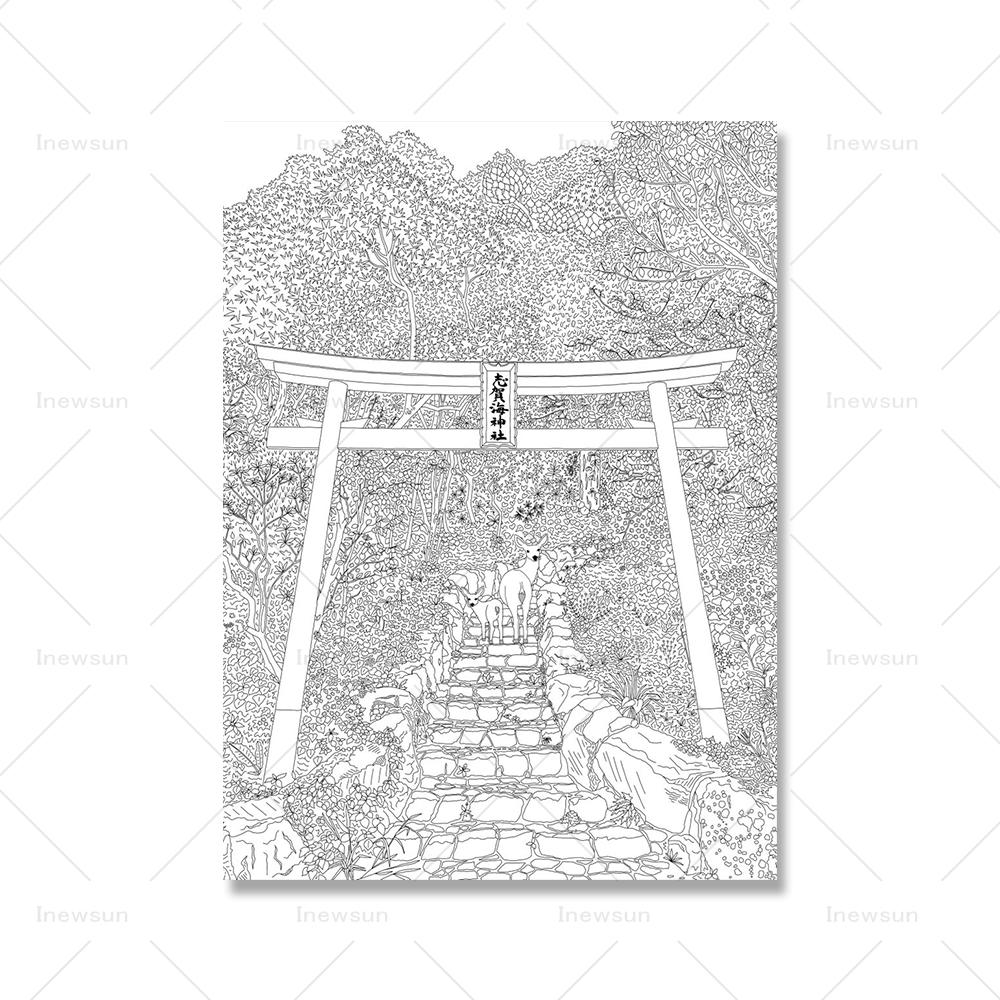 Home Decor Prints Wall Art Japanese Seafood Platter Canvas Painting Tokyo Fuji Canvas Poster Bamboo Temple Daibutsu Pictures