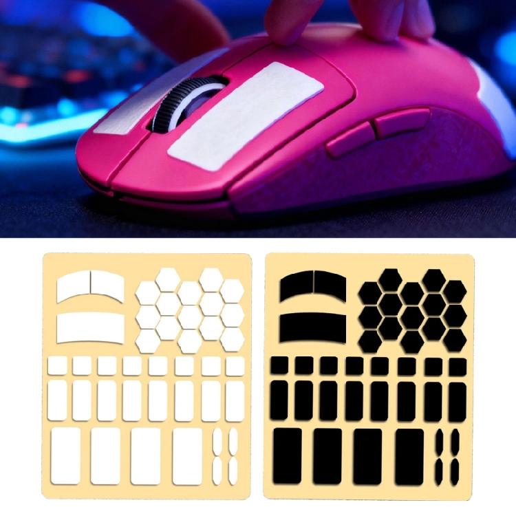 Silicone Keyboards and Mouse Grip Stickers Anti Slip Pads for Sweat Prevention and Improved Grip During Work or Gaming
