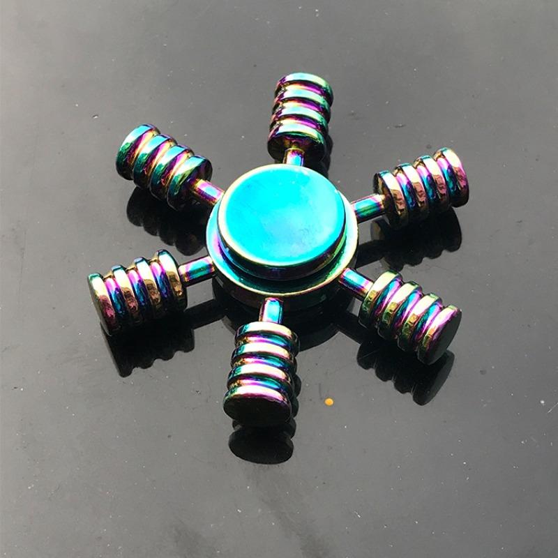 

Alloy Fingertip Gyro Decompression Toy Finger Gyro Colorful Various Styles To Choose From Bring You Different Fun and Feeling