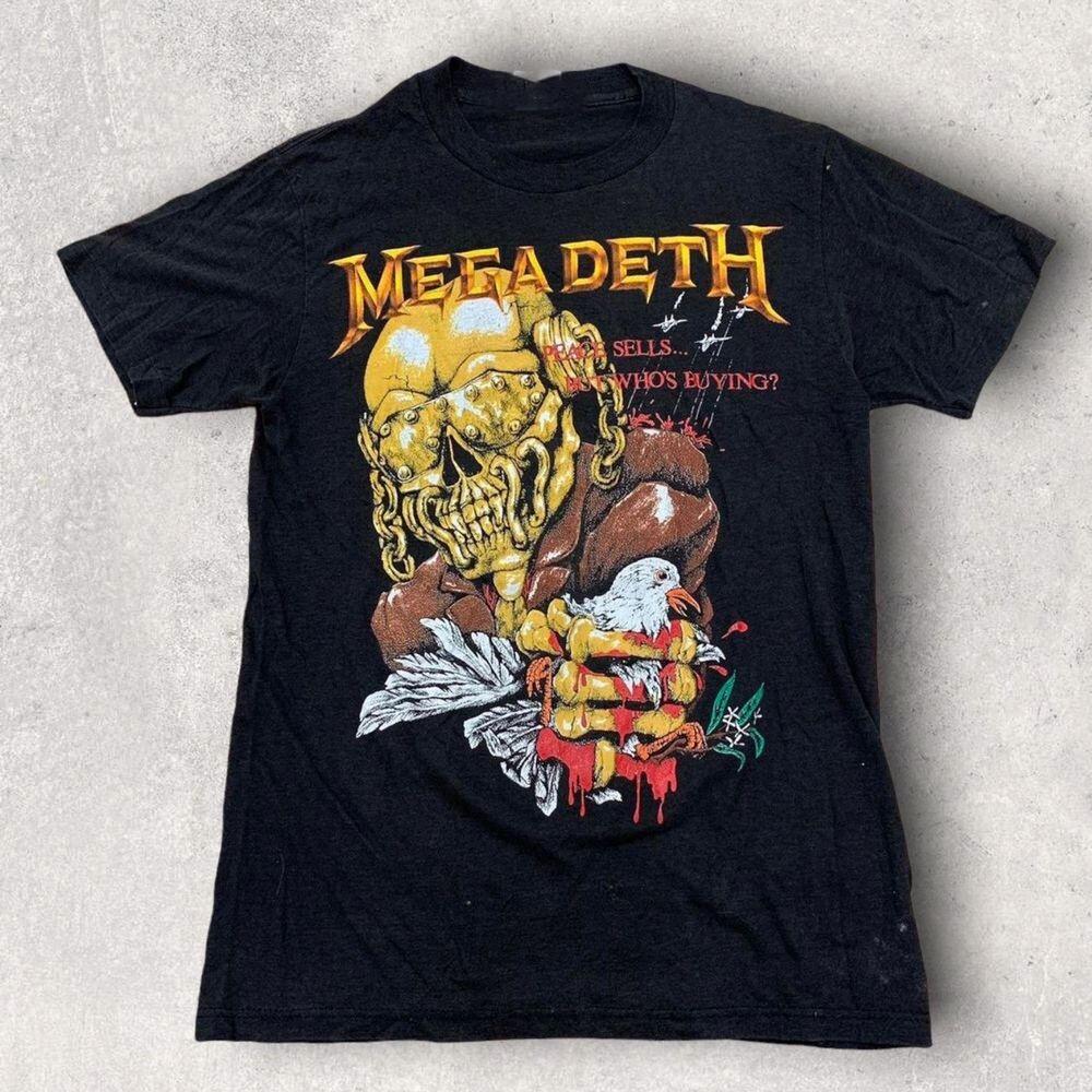 Новая группа Thrash Metal Megadeth Подарок для фанатов Унисекс S-5XL Футболка R3_31 Унисекс Футболка S
