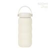 600ml Stainless Steel Vacuum Insulated Water Bottle With Wide Mouth Carry Strap Outdoor Sports Travel Office