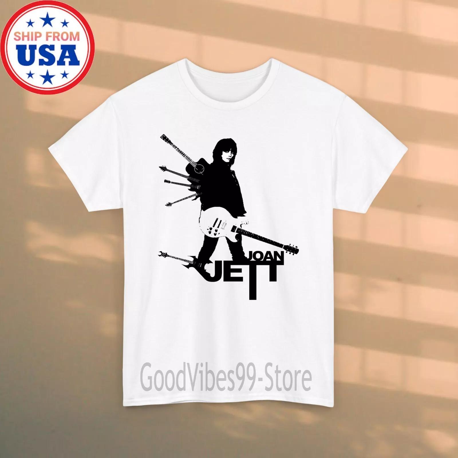 Joan Jett Men s White Size S-5XL L