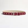 Fashion Punk Women's Belt Korean Style Casual Metal Buckle Waistband Versatile Star Hollow Eyelet Waist Strap Jeans Decor
