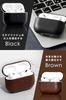 SIMON Tochigi Leather AirPods Pro 2 Leather Case [USB-C Compatible] (Tochigi Black)