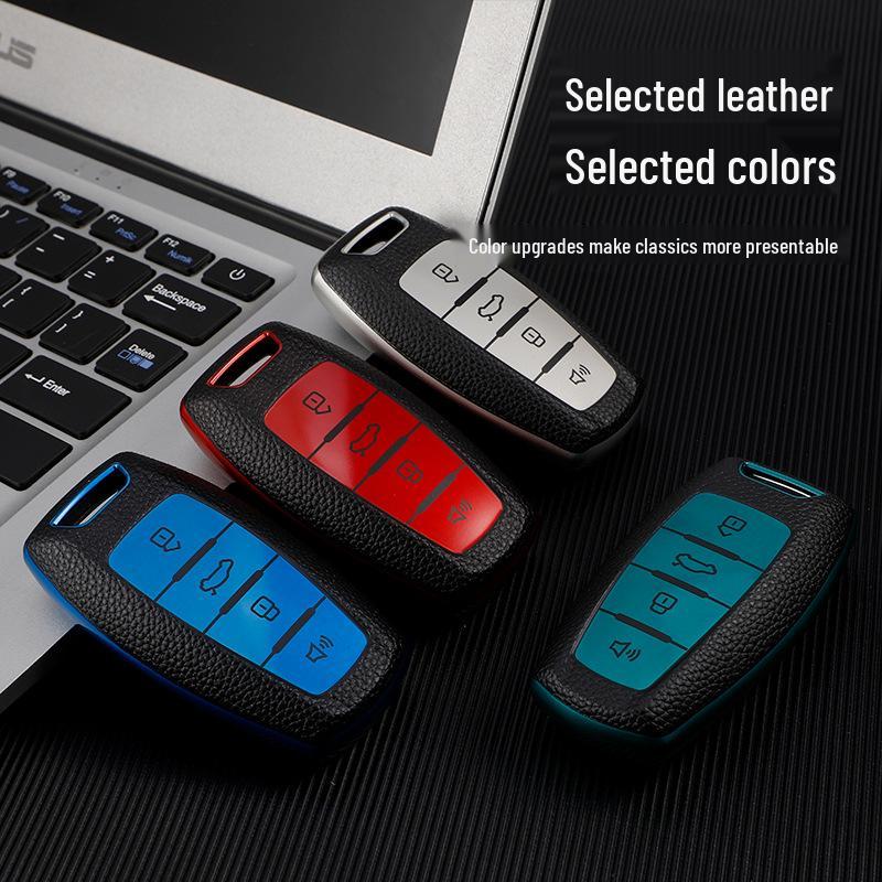 Leather Key Case for Haval H6 Coupe, H2S, M6, F5, H4, Big Dog & F7X Models