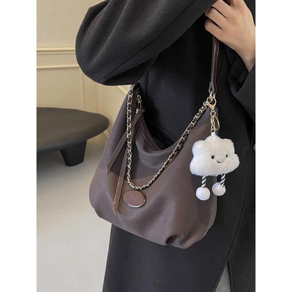 Podzim Zima Retro Matná Dámská Taška přes Rameno Nové Velkokapacitní Zipové Crossbody Tašky Dámské Cestovní Kabelky